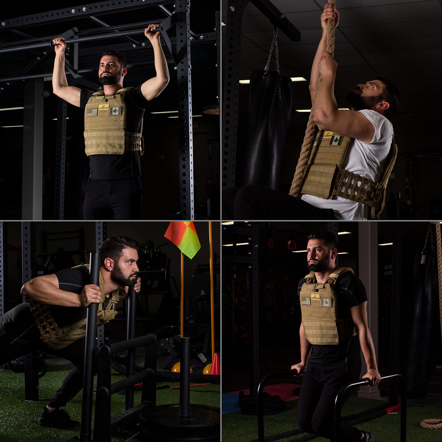 AmStaff Fitness Weight Vest Plates – 11LB – All Standard Size Weight Carriers – WODs, Workout, Strength and Endurance Training, Running – 3D Curved Ergonomic Design – (2) x(5.5LB) (Sold in Pair)