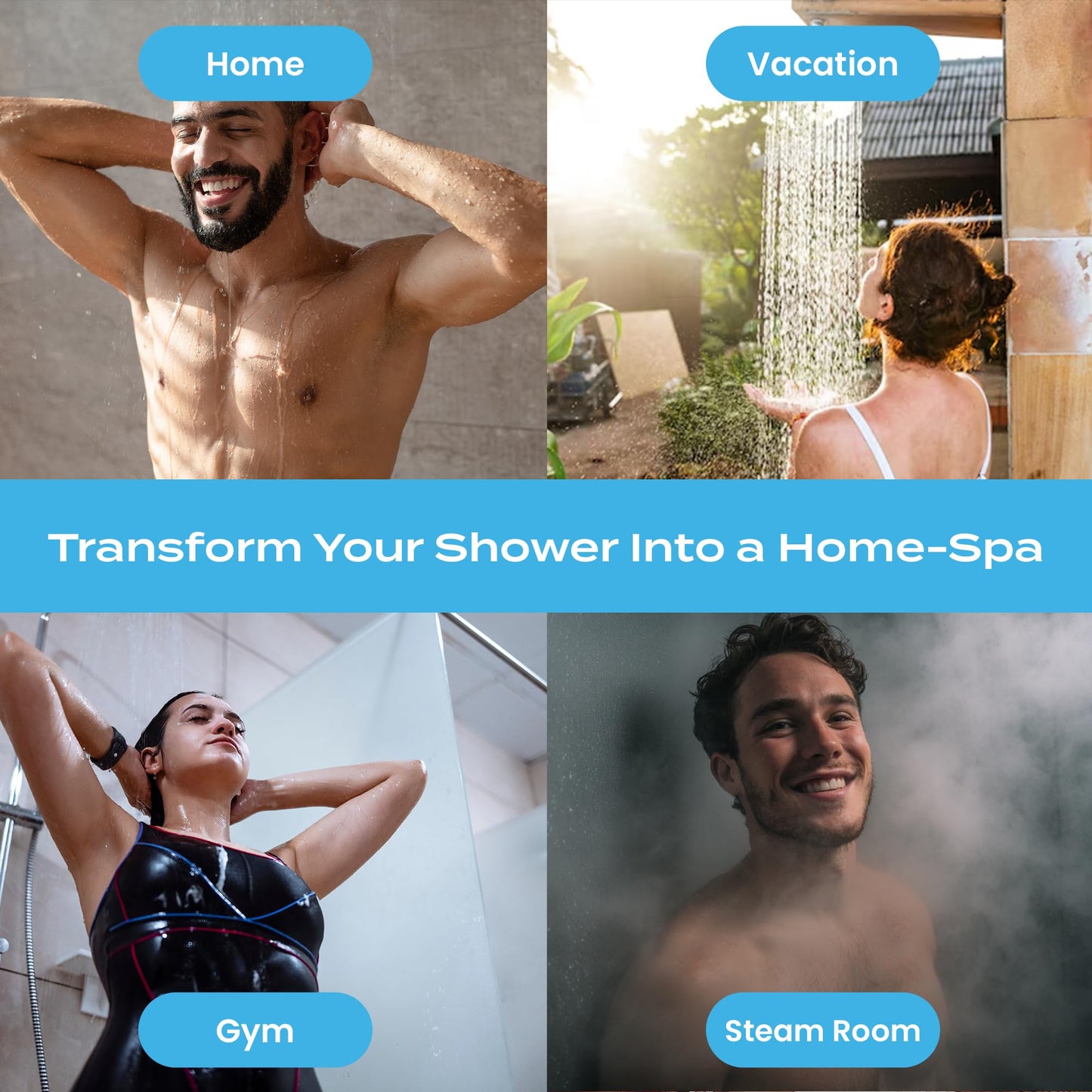 Body Restore Shower Steamers Aromatherapy 6 Pack – Mothers Day Gifts for Mom, Birthday Gifts for Women, Relaxation Stress Relief Self Care – Bloom