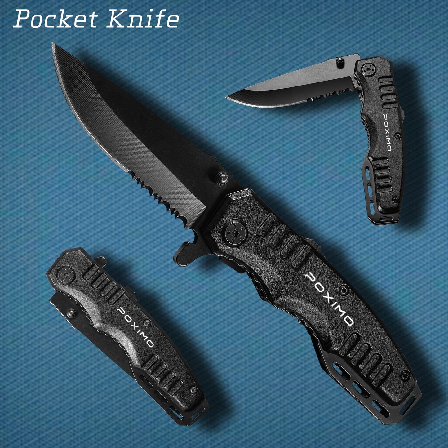 Multitools Gift Set "I LOVE YOU", Men Gifts 3 Items Pack with 14-In-1 Multi tool Pliers, Pocket Knife, Tactical Pen, Gifts for Men Women, Stocking Stuffers EDC, Survival Tools Set (I LOVE YOU)