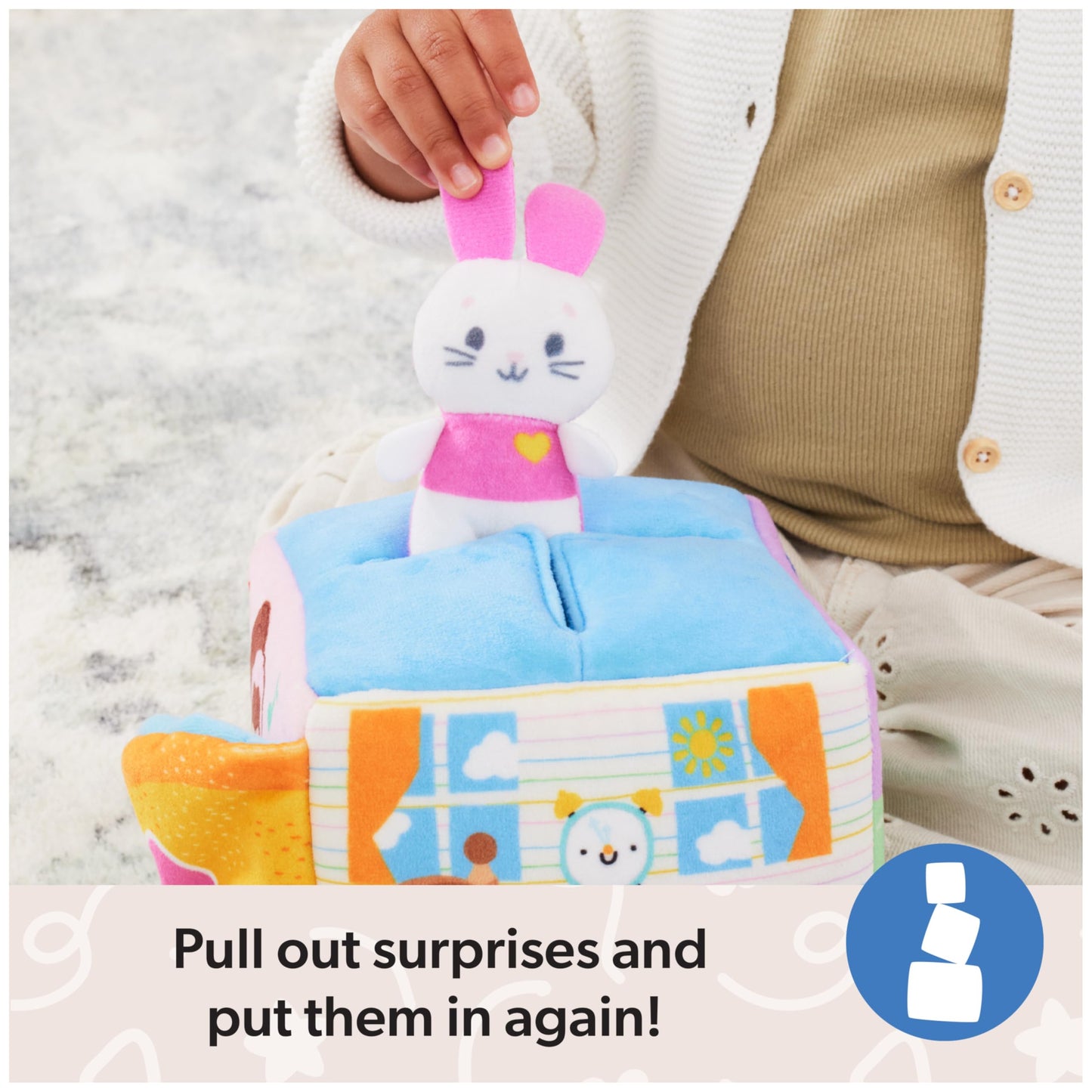 Ms. Rachel Official Surprise Learning Box, Educational Toys with Stuffed Animals, Sensory Toys & Activities for Babies, Toddler Toys for Girls & Boys Ages 3 Months - 2+ Years