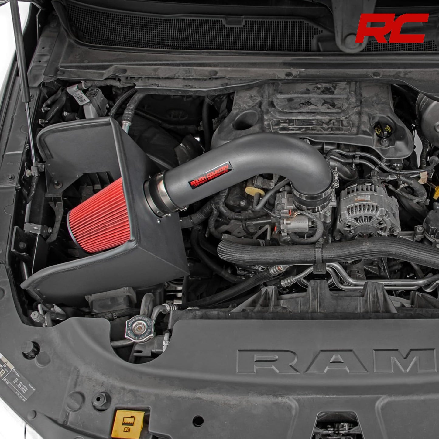Rough Country Cold Air Intake for Ram 1500 (2019-2024) 5.7L Engine - Increases Horsepower, Towing Power & Acceleration