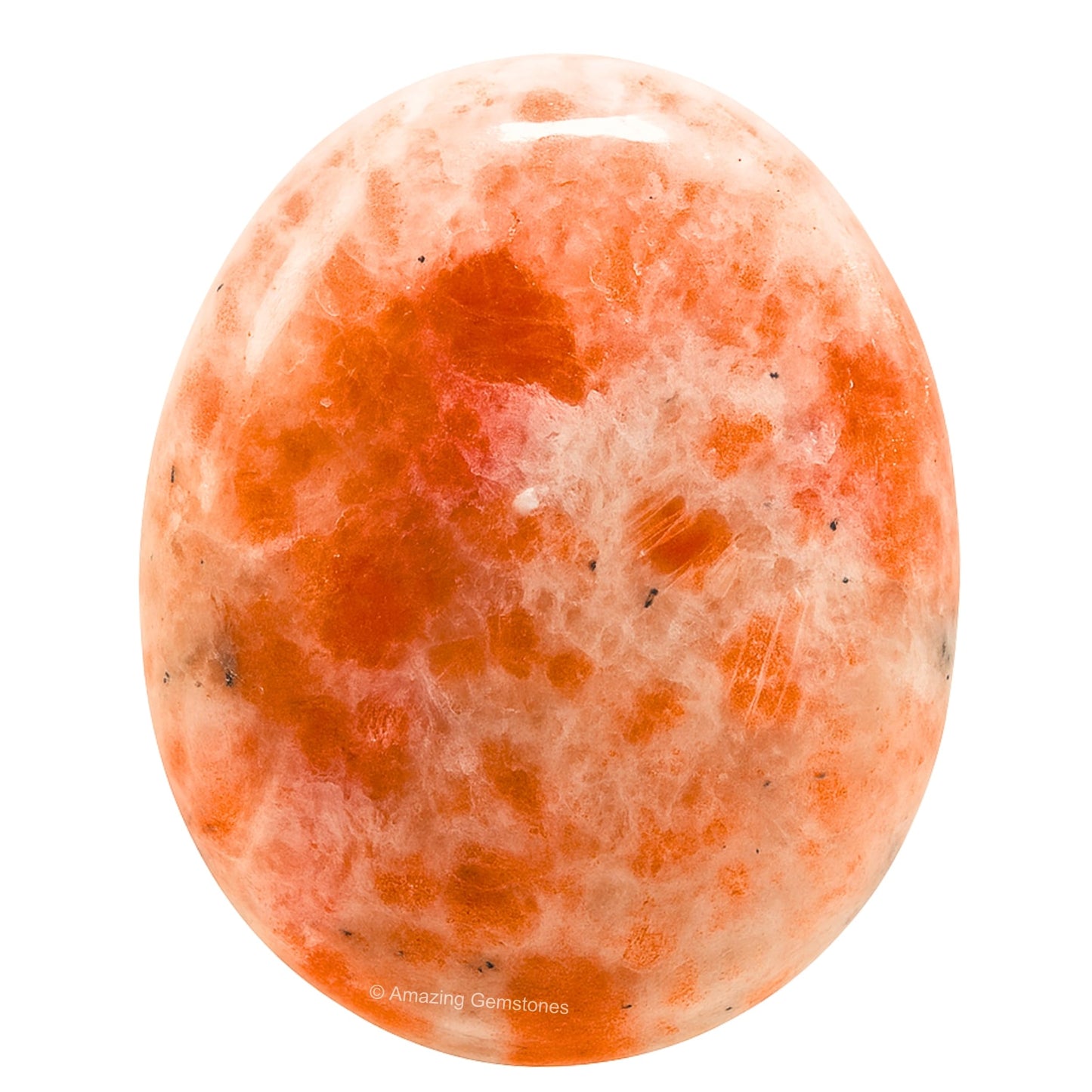 Amazing Gemstone Sunstone Crystals and Healing Stones - Extra Large Palm Stone Crystals Piedra - Crystal for Good Luck, Balanced Positive Energy, Meditation - Unique Stocking Stuffers, Gifts for Women