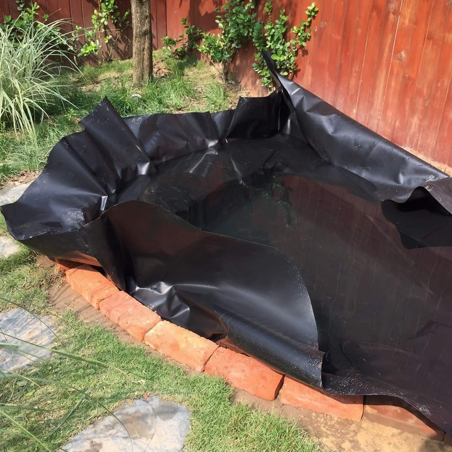 Goldshire 20 Mil LDPE Pond Liner for Fish Ponds, Water Features, Fountains, Waterfall and Water Garden (10 x 13FT)