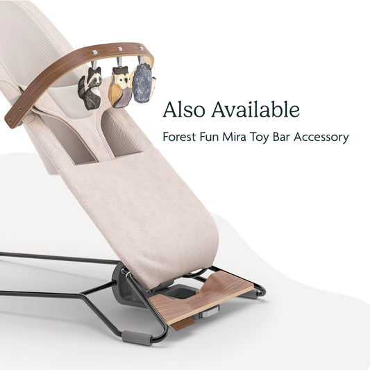 UPPAbaby Mira Wonder Wheel Toy Bar/Easily Attaches to Baby Bouncer/Sensory Entertainment