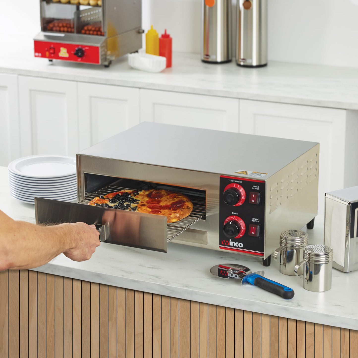 Winco EPO-1 Commercial-Grade Electric Pizza Oven