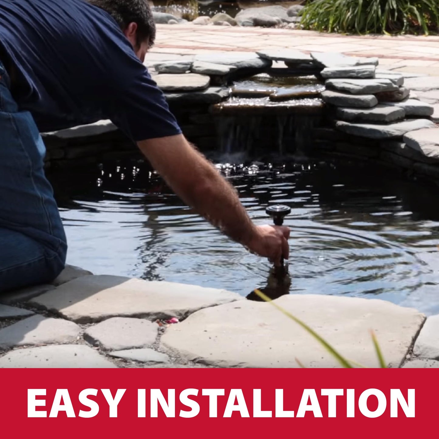 The Pond Guy ClearSolution Submersible Filter, Pump & Ultraviolet System for Outdoor Water Garden with Fountain Attachments & Diverter Valve, 700