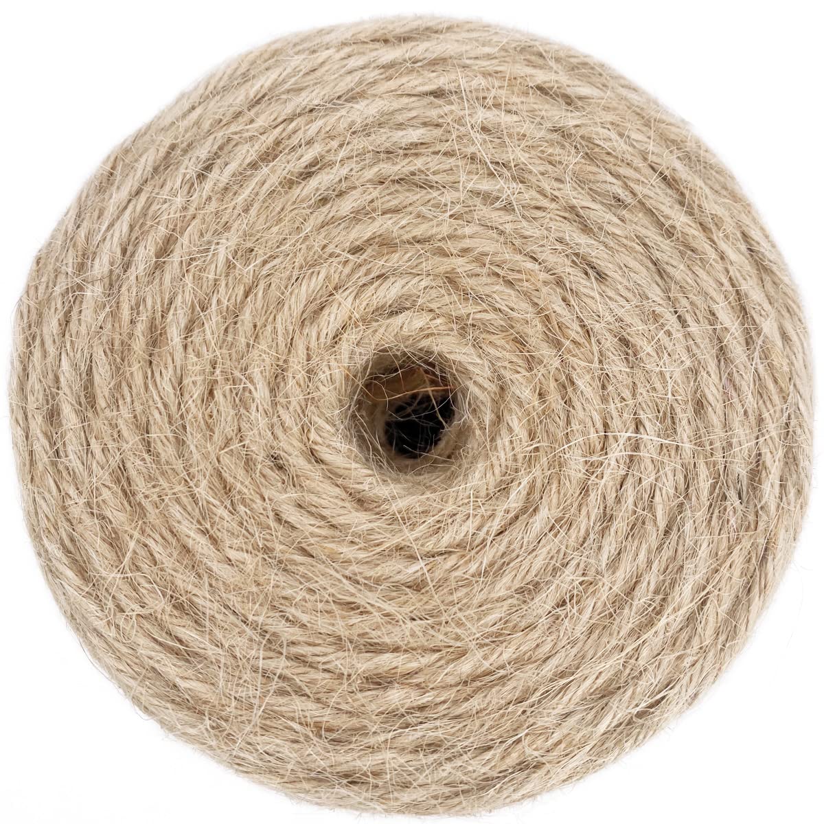 1000FT Jute Twine Rope 3mm Natural Thick Garden Twine String Heavy Duty for Gardening Bundling Crafts Arts Gift Wrapping Packing Material Wedding Christmas Decoration Bulk