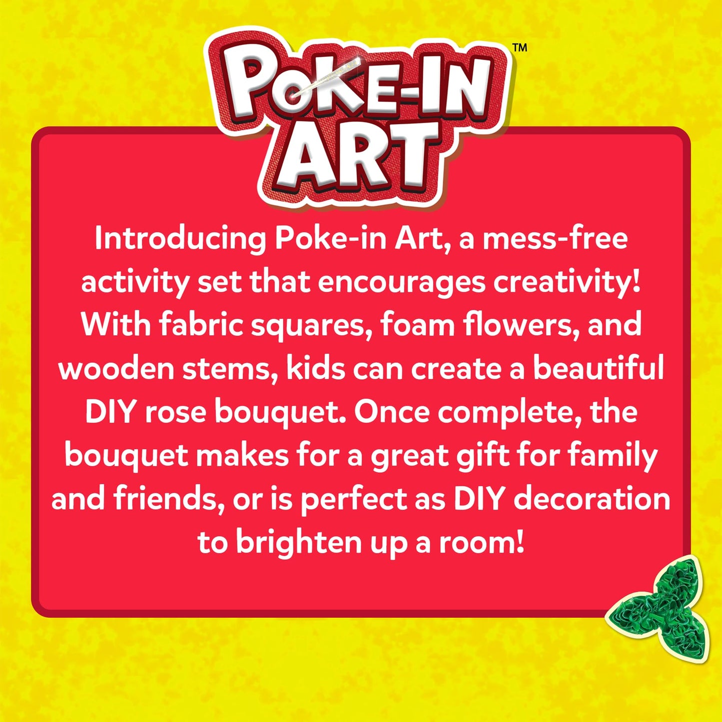 Skillmatics Poke-in Art - Rose Bouquet, Mess-Free Fun for Kids, DIY Wood Craft Kits, Creative Activity, Gifts for Girls & Boys Ages 4, 5, 6, 7, 8, 9, 10, 11, 12