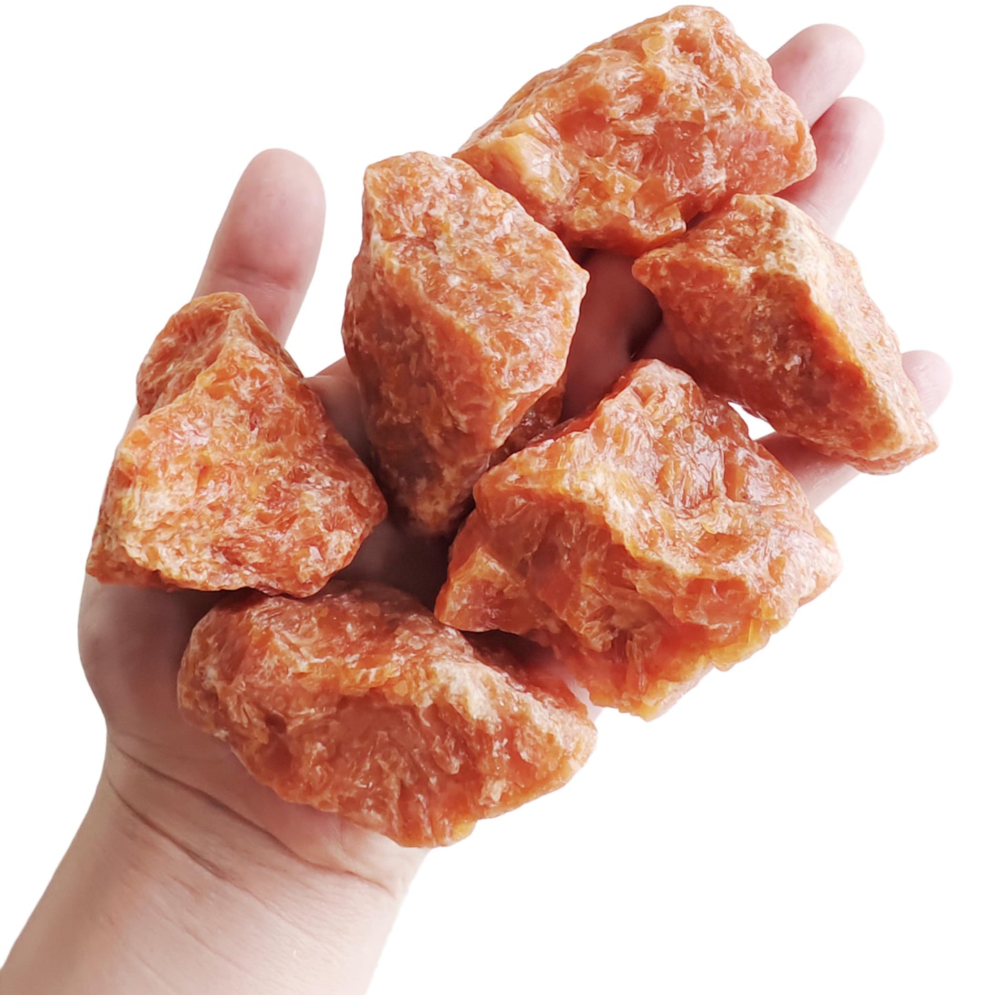 Luckeeper 2 lb Sunstone Bulk Raw Crystals and Healing Stones for Tumbling, Wire Wrapping, Wicca Reiki,Meditation