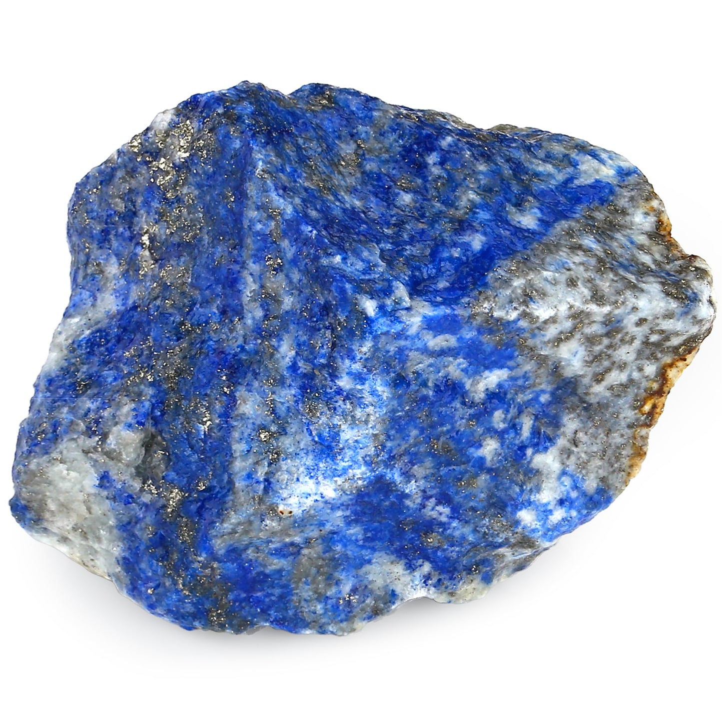 YATOJUZI Lapis Lazuli 1.8-2.2" Natural Raw Stones and Healing Crystals Large Stone Rough Crystal Rocks for Tumbling Cabbing Polishing Fountain Rocks Decoration 1PCS