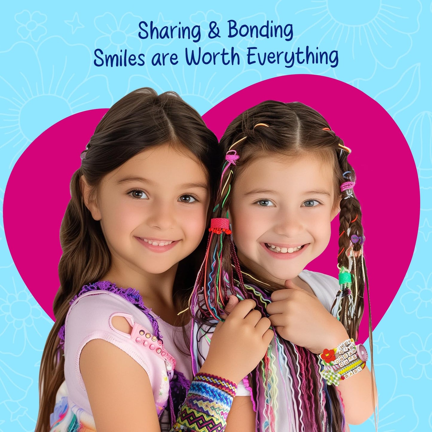 CEUCAL Bracelet Making Kit for Girls - Friendship Bracelet Kit - Birthday Gifts for Ages 6 7 8 9 10 11 12 Year Old Girl, Arts and Crafts for Kids Ages 8-12 Teen String Bracelets DIY Maker