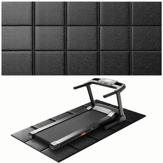 Treadmill Mat for Carpet &Hardwood Floors 79x39, Treadmills Mat, Mat for Under Treadmill/Walking Pad/Exercise Bike on Carpet, Hardwood Floors Protectior, Non-Slip, Waterproof, Noise Shock Absorption