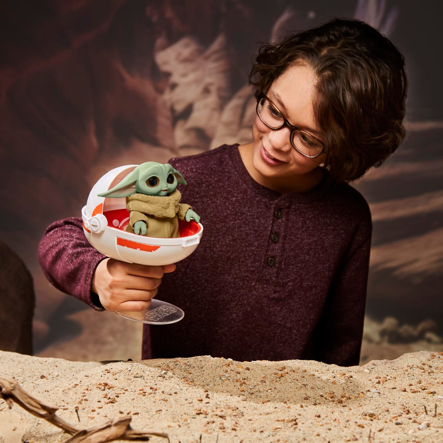 STAR WARS Wild Ridin' Grogu, The Child Animatronic Toy, Over 25 Sound and Motion Combinations, Toy for Kids Ages 4 and Up