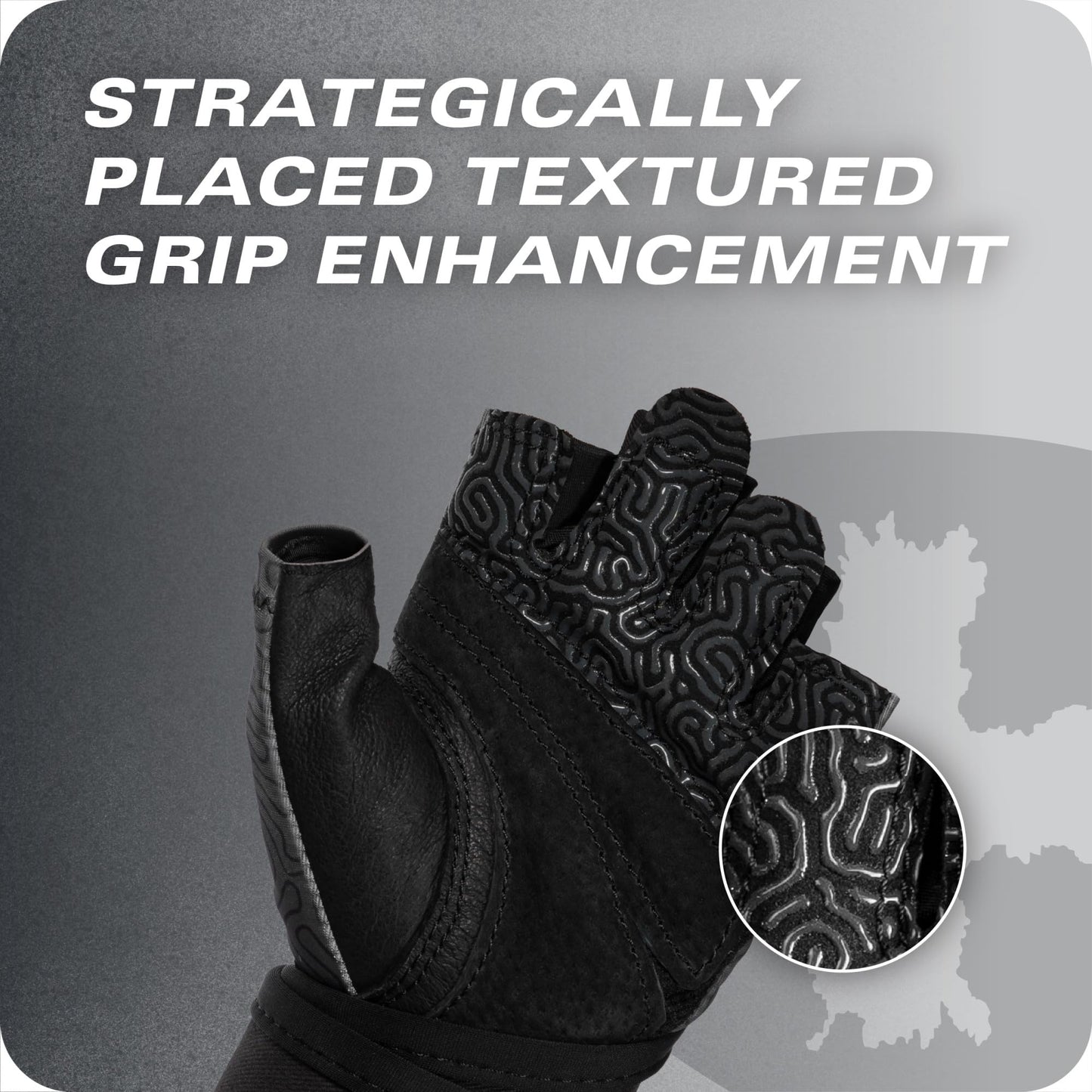 Harbinger Pro Wristwrap Gloves 3.0 - Enhanced Grip, Superior Wrist Support, Breathable 4-Way Stretch Lycra, Durable Leather Palm, Half-Finger Design for Weightlifting, Fitness Training, Large, Women's