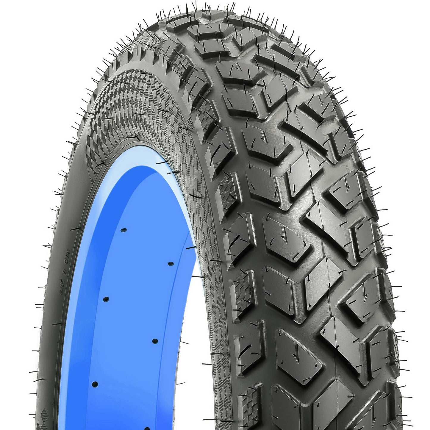 2-PCS 20" Heavy Duty Fat E-Bike Tires 20 x 4.0/102-406 and 2-PCS Bike Tubes 20x4.0 Scharder Valve Compatible with 20x4.0 E-Bike All-Terrain Directional Tread Bicycle Tires and Tubes (Y-021)