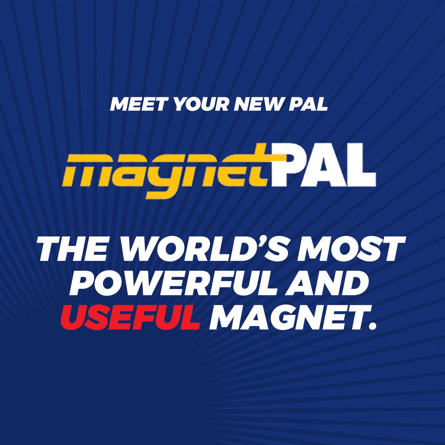 MagnetPAL Heavy-Duty Neodymium Anti-Rust Magnet, Magnetic Stud Finder, Hide-A-Key, Tool Holder & Retrieval, Most Powerful Magnet 12lb Pull, Indoor or Outdoor Multi Use Tools, Quick Release Keys Red