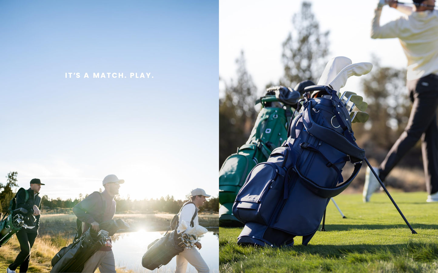 Sun Mountain Men's Matchplay LS Lightweight Stand Golf Bag 14-Way Top - 9 Pockets, Dual Strap System, Push & Electric Cart Compatible Compression Base, 2025 Model - Green Jacket-Fairway