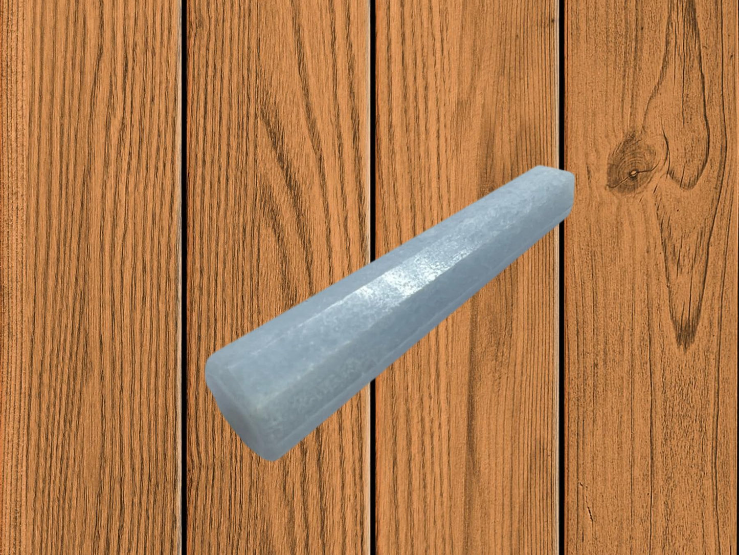 Blue Calcite 3 Inch Gemstones Obelisk Tower Jumbo Facet Aura Rock Crystal Natural Polished Earth Wand Spirit