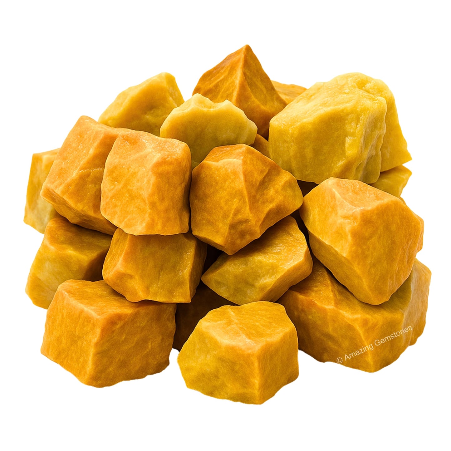 Amazing Gemstone Yellow Jasper Raw Crystals and Healing Stones, Natural Rocks for Tumbling and DIY Raw Stones and Crystals (1 Piece)