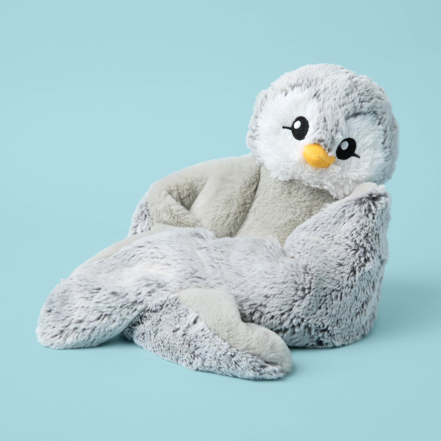 HUGIMALS Hugarounds Pax the Penguin 2.5 lb Microwaveable & Freezable Weighted Plush Neck & Shoulder Wrap | Soothing, Comforting Hugs for Self-Care & Relaxation | Unscented for Ages 2+