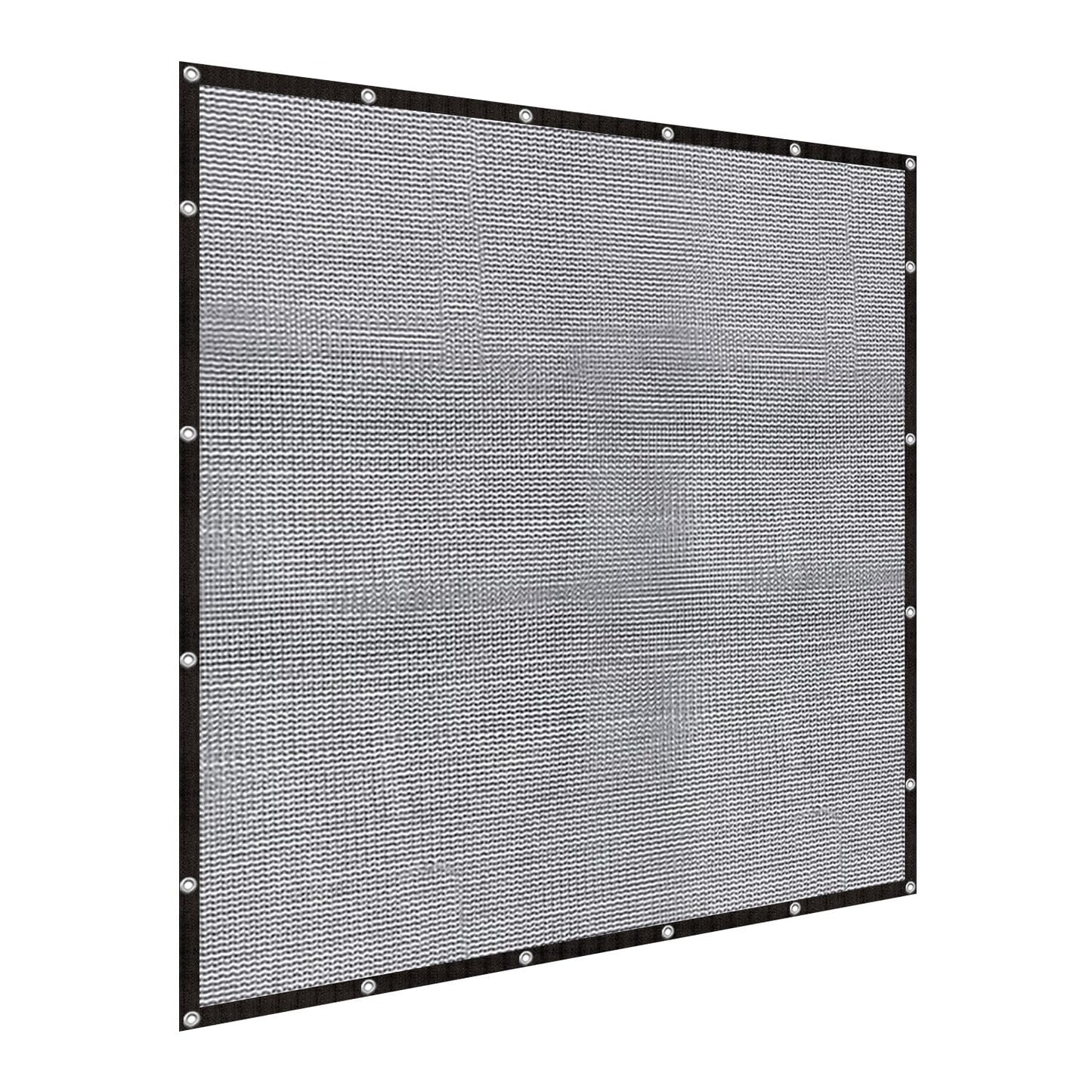 LOVE STORY 8x8FT Shade Cloth for Plant Heavy Duty Knitted Mesh Tarp with Grommets Screen Mesh Netting for Garden Patio Porch Pools Greenhouse Dump Truck