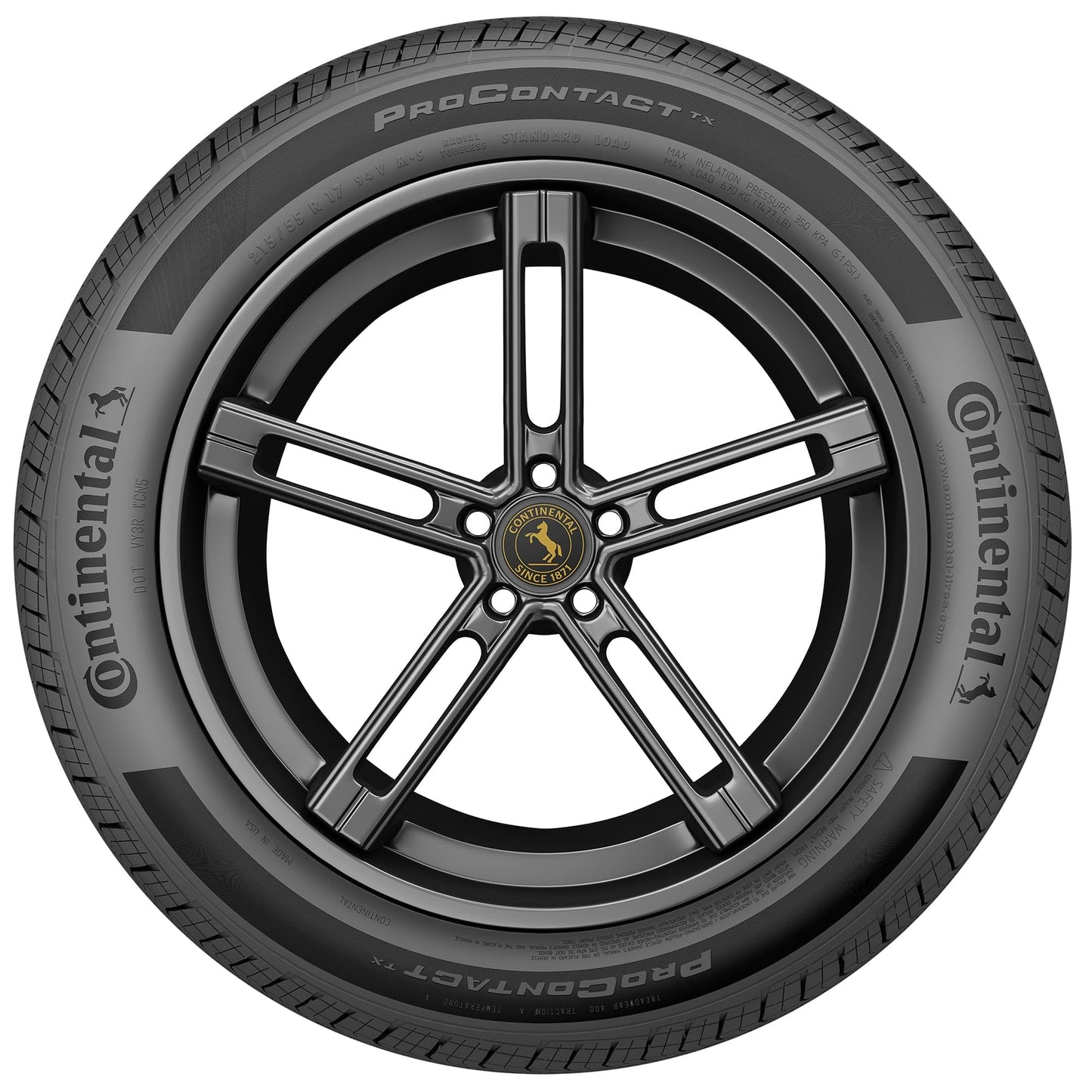 Continental ProContact TX All Season 235/60R18 103H Passenger Tire
