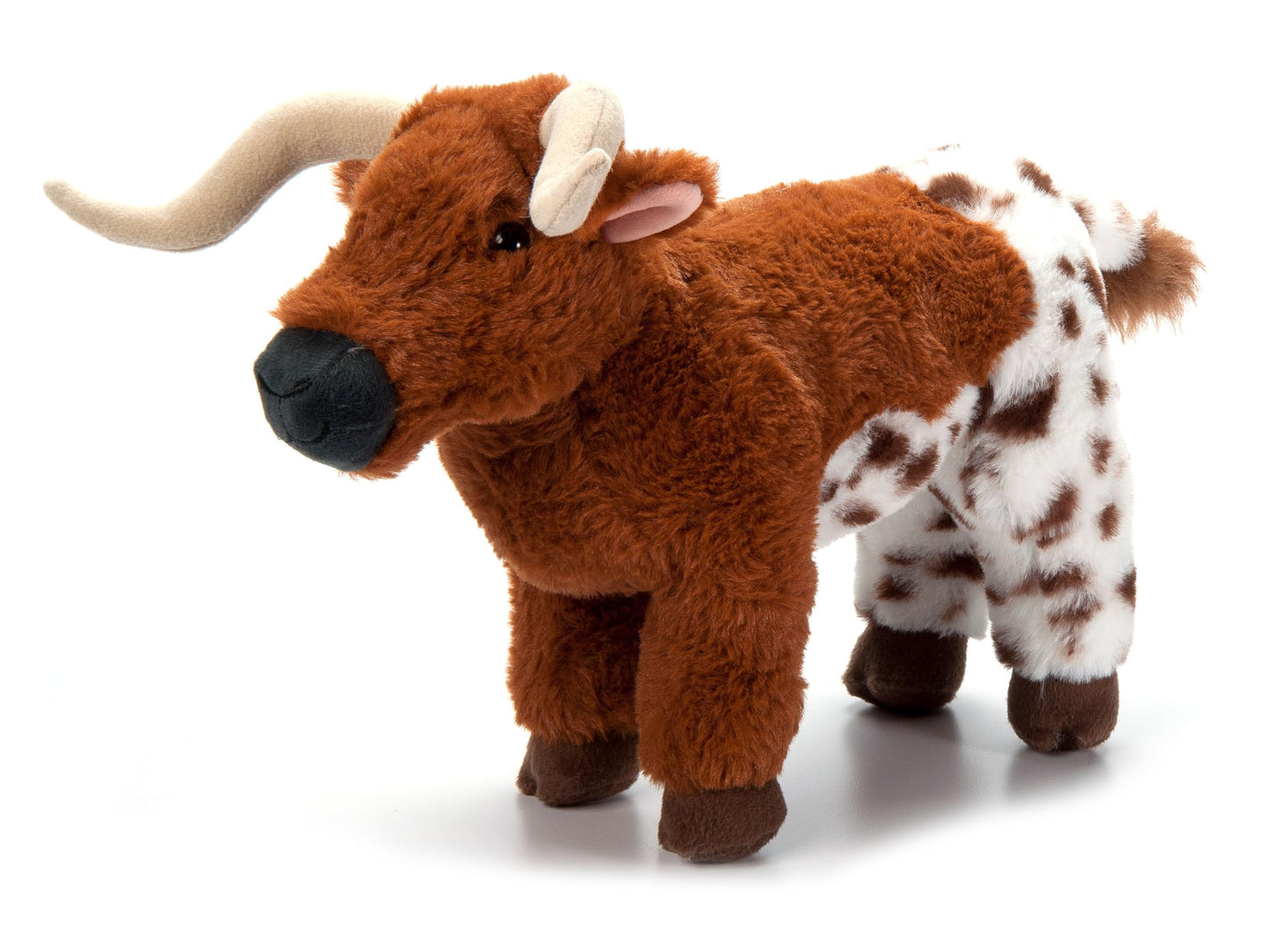 The Petting Zoo Longhorn Stuffed Animal Plushie, Gifts for Kids, Wild Onez Wildlife Animals, Longhorn Plush Toy 12 inches