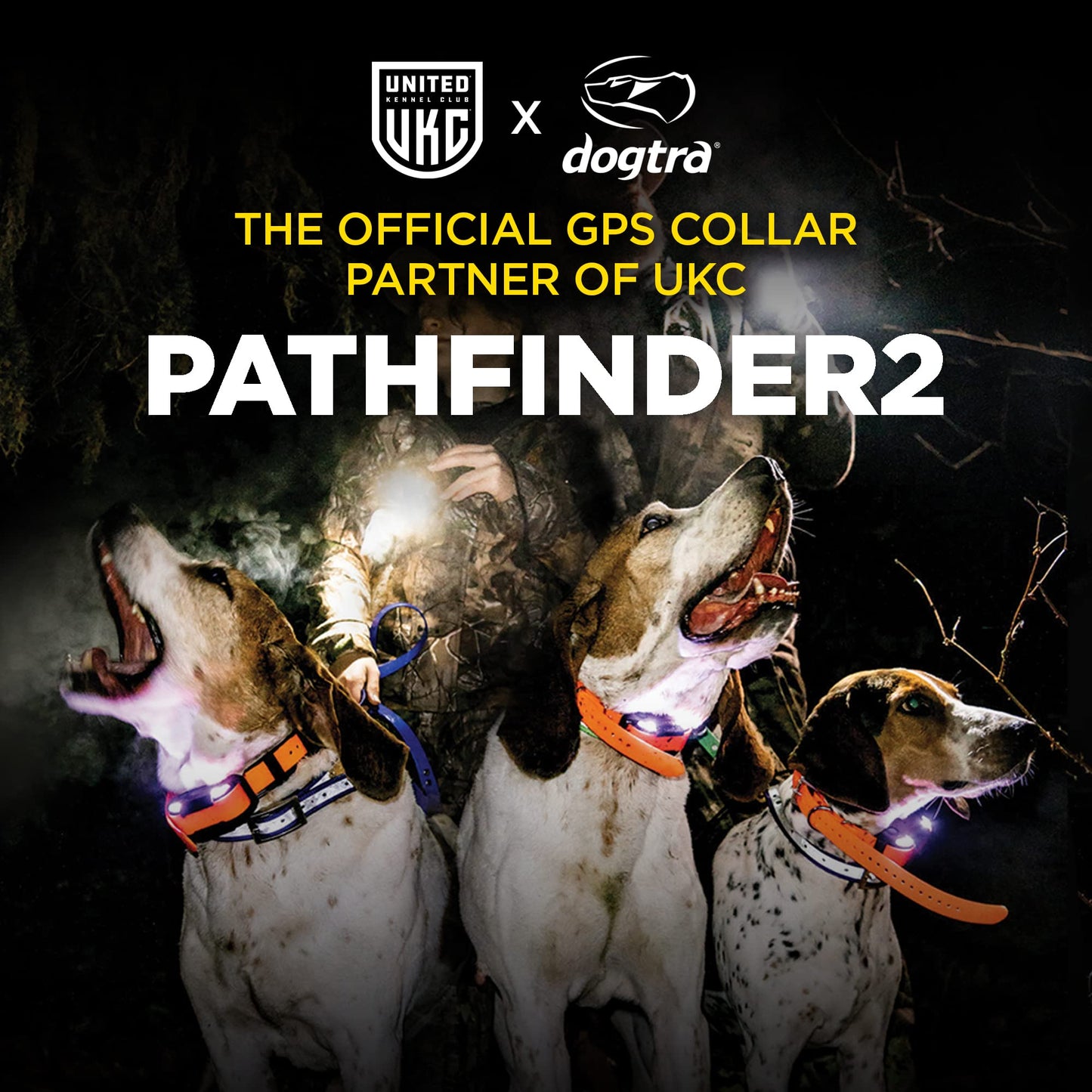 Dogtra Pathfinder 2 Additional Receiver Dog GPS Tracker e Collar Green LED Light No Monthly fees Free App Waterproof Smartwatch Control Satellite Real Time Tracking Long Range Smartphone Required