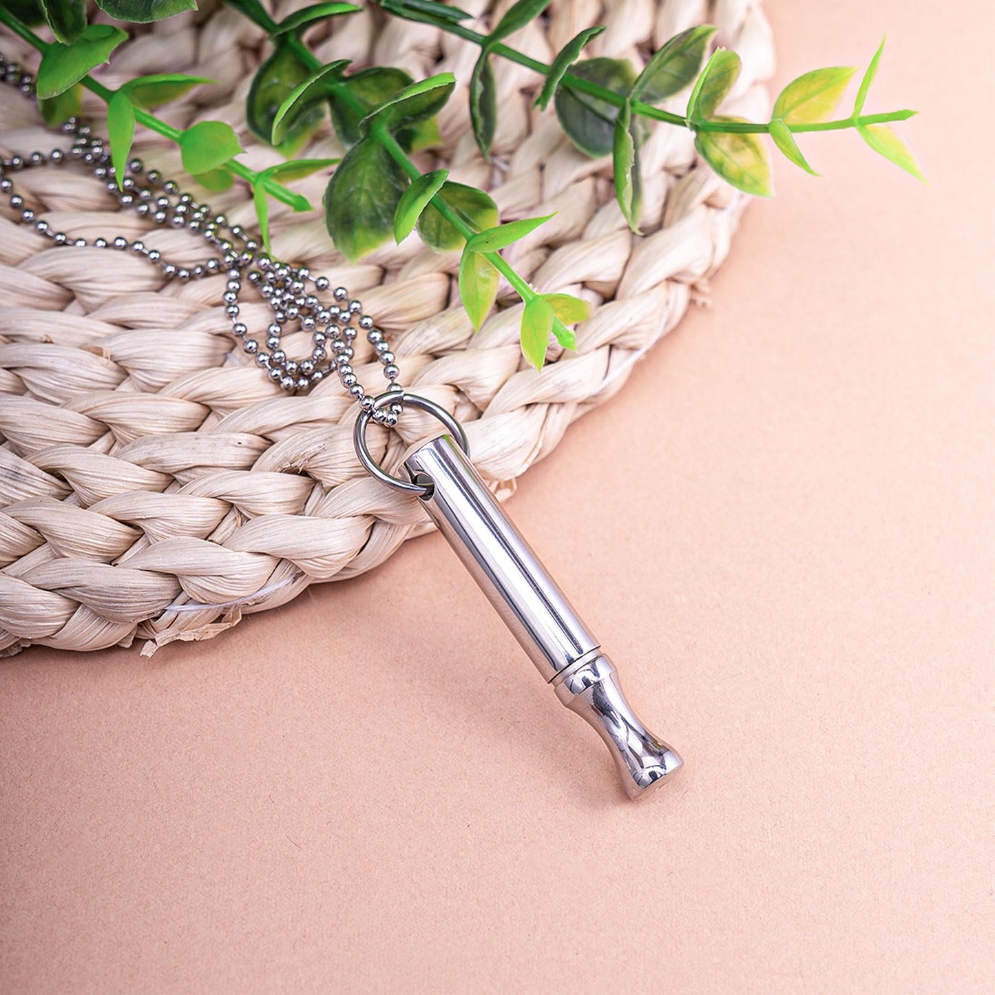 ENFANTRY Breathing necklace Mindfulness Anxiety necklace breathing Stainless Teel Stress Relief pendant Meditation Anxiety Relief Gifts for Women Men (Breathing necklace)