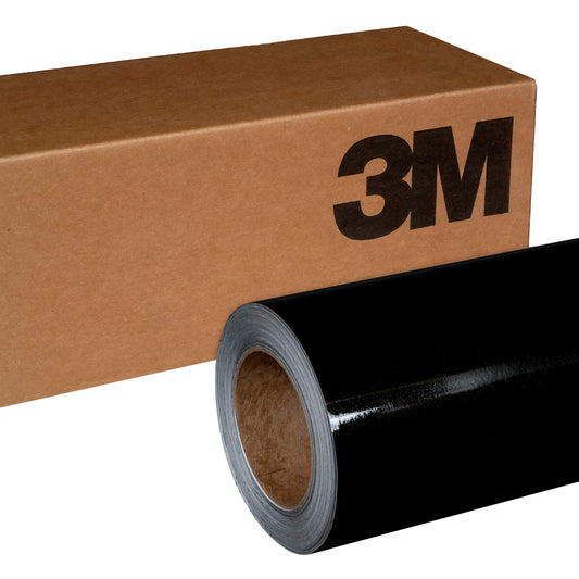 3M 1080 G212 Gloss Black Metallic 5ft x 12ft (60 sq/ft) Car Wrap Vinyl Film