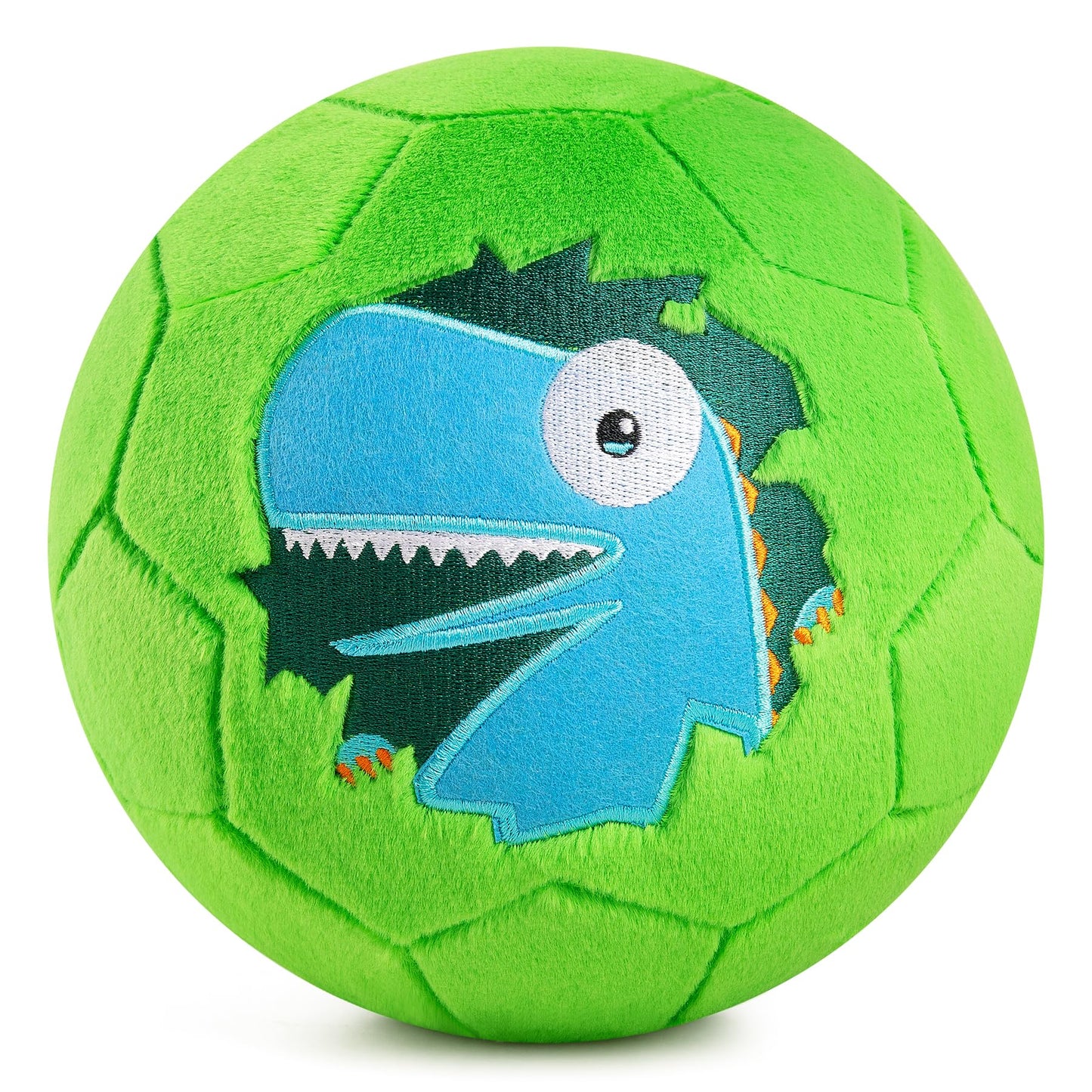 Soft Ball for Toddlers & Babies - Small, Safe & Easy-to-Grip Kickball, Dinosaur & Unicorn Design Soccer Ball - Great First Birthday Gift for Boys & Girls, Plush Indoor Soccer Toy for Ages 1-3 3-8