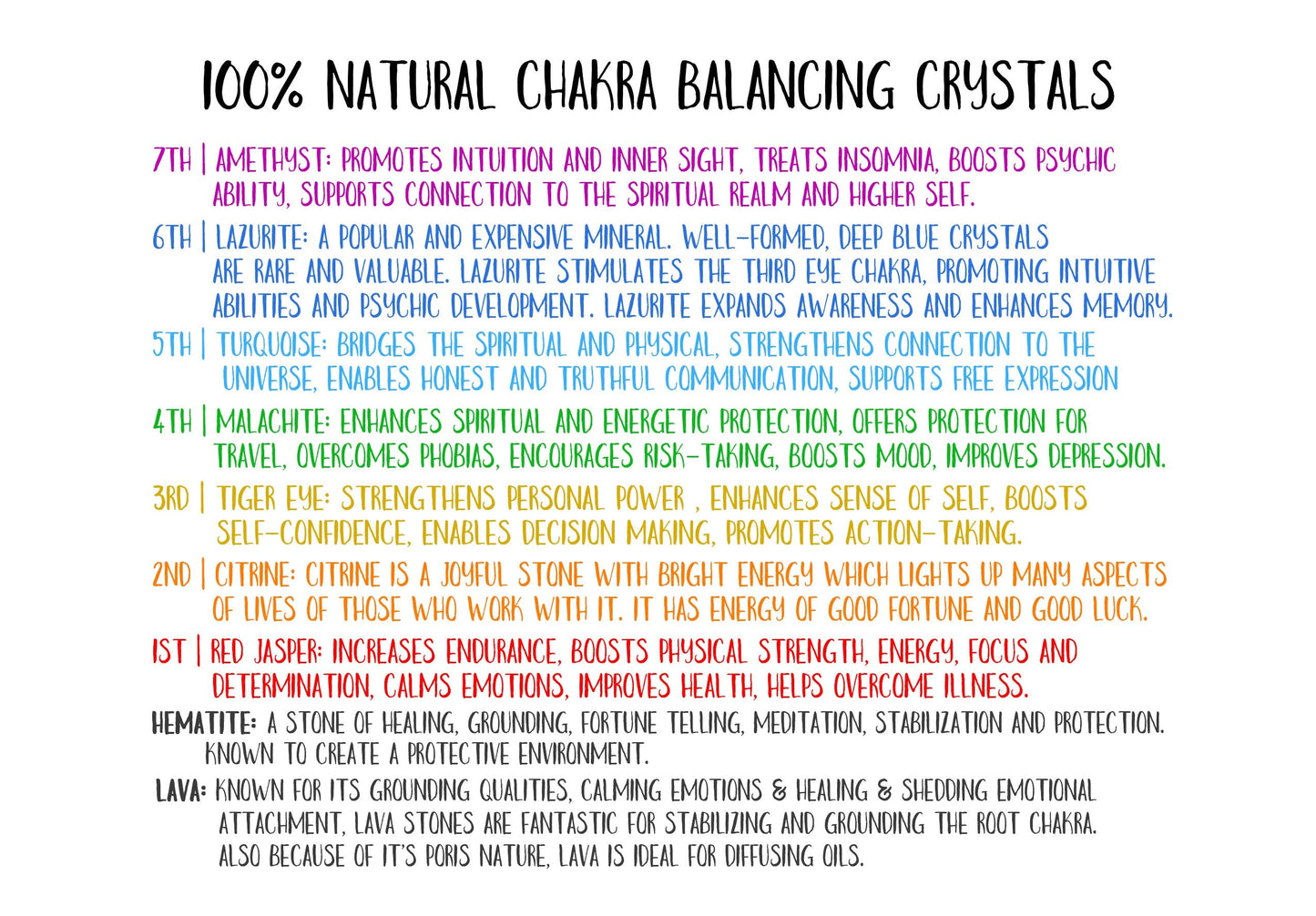 SPUNKYsoul 3 beads Set each stone Chakra Balancing Lava Diffuser Bracelet Authentic Crystal Stones for Women Collection