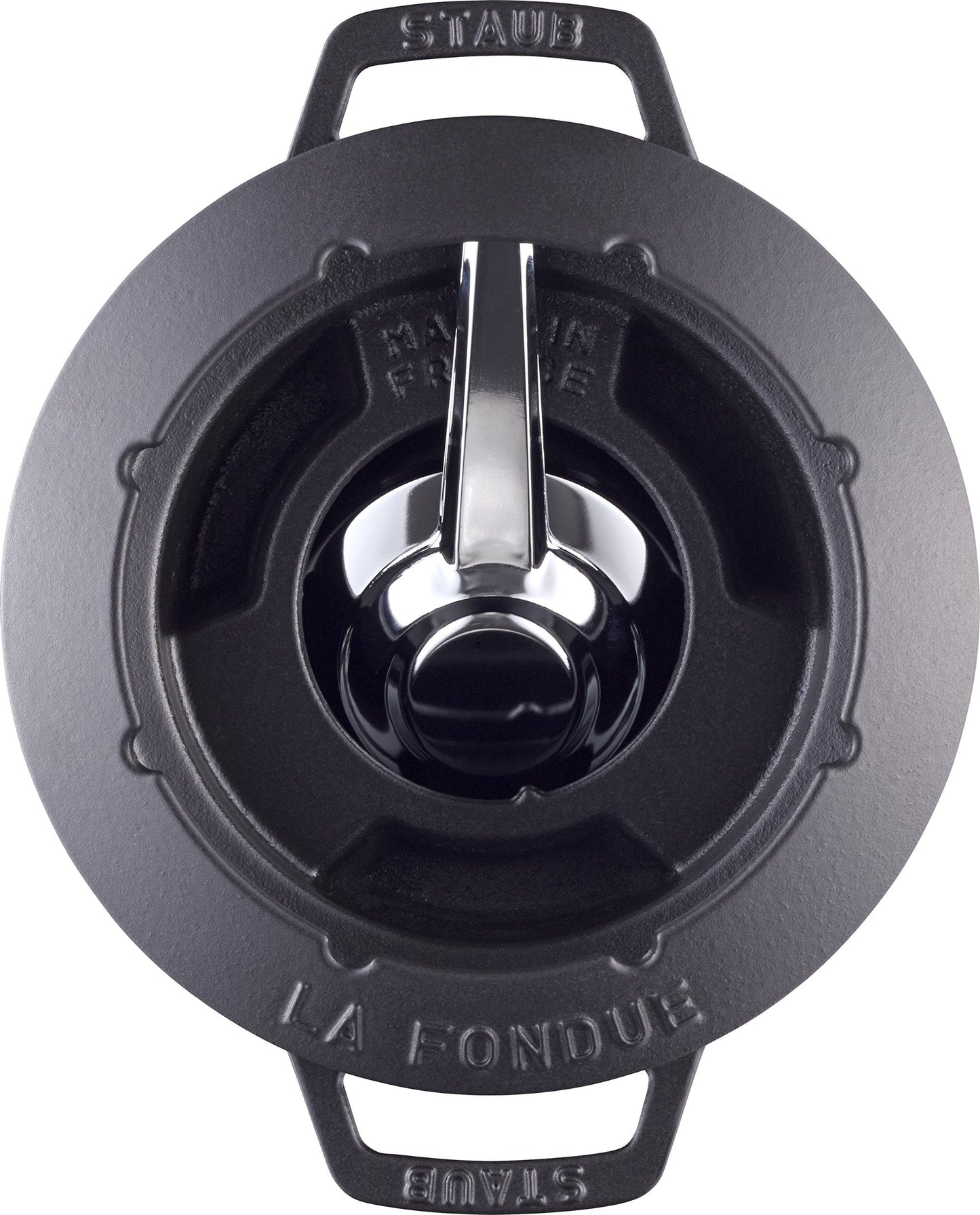 Staub Speciality 40511-972 Fondue Set, Black, 7.9 inches (20 cm), Cast Enamel, Pot, Authentic Japanese Product