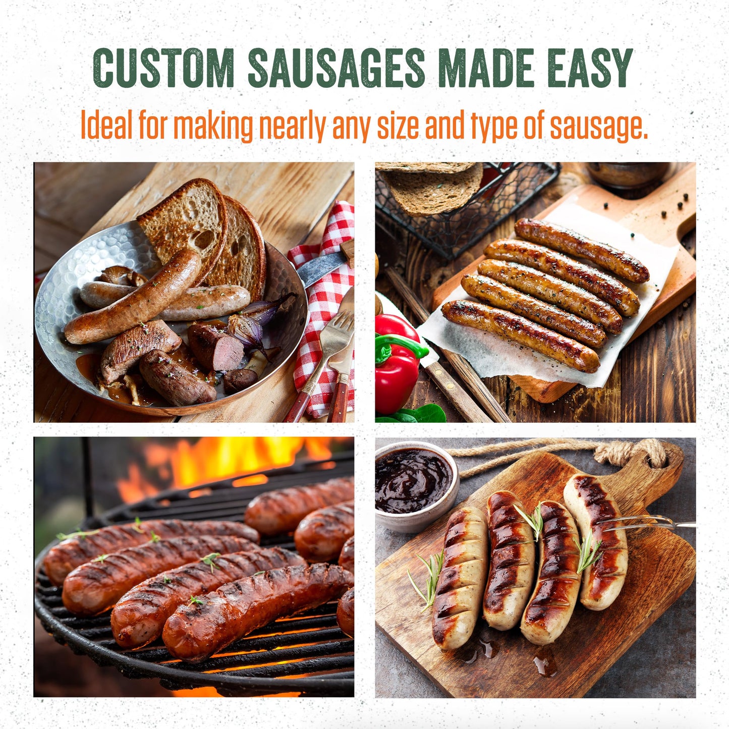 LEM Products Big Bite Motorized 30 Pound Capacity Stainless Steel Sausage Stuffer with Removable Cylinder, 0.5 HP