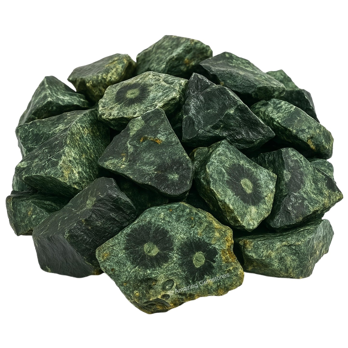 Amazing Gemstone Kambaba Jasper Raw Crystals and Healing Stones, Natural Rocks For Tumbling - DIY Raw Stones And Crystals (1 Piece)