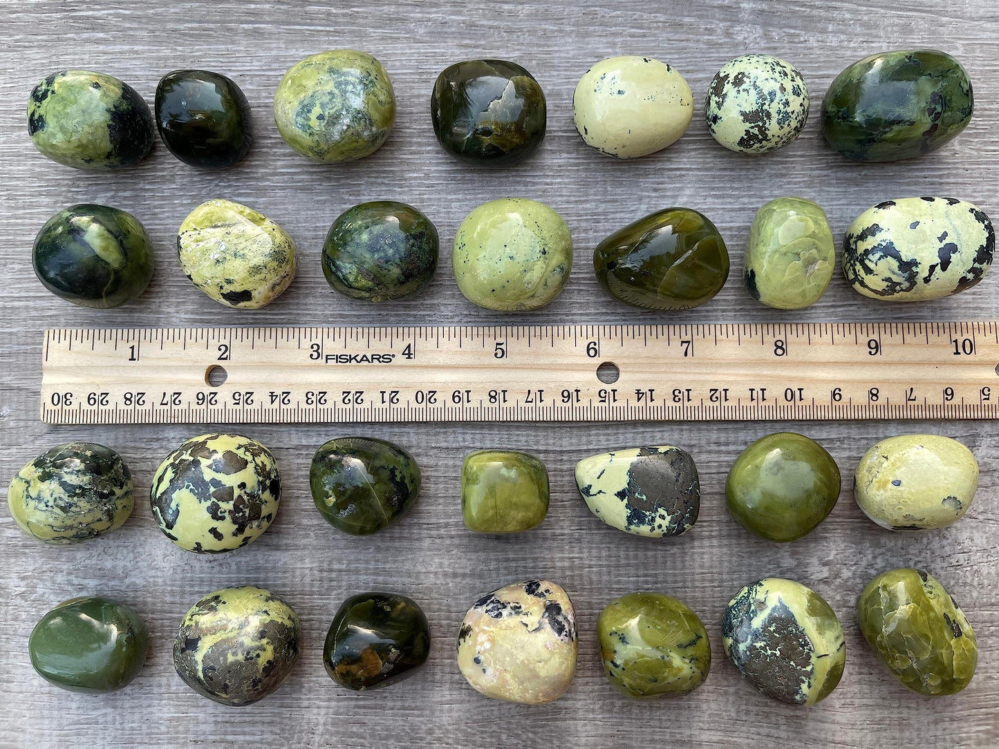 GAF TREASURES 5 Pcs Snowflake Obsidian Tumbled Stones, Polished Natural Snowflake Obsidian Gemstone, Snowflake Obsidian Healing Crystals (Snowflake Obsidian)