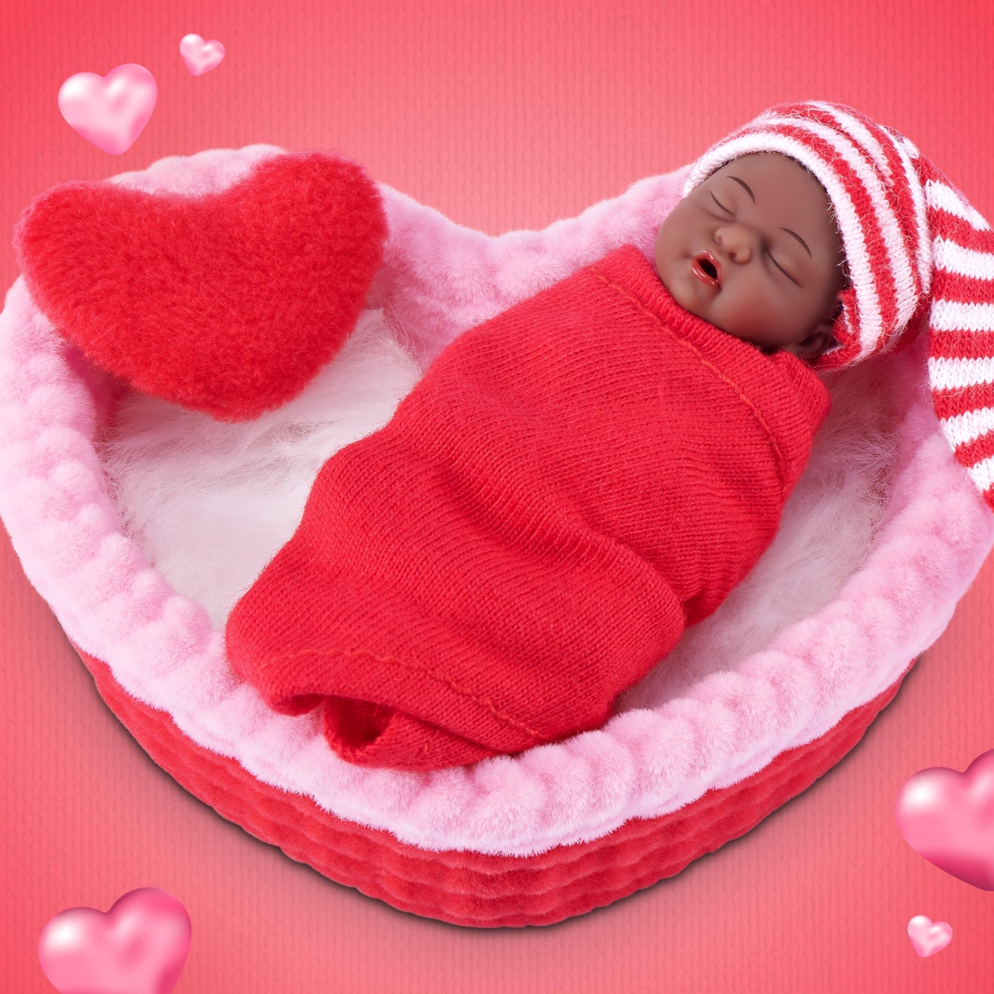 MY MINI Baby Sweet Hearts 2 Pack by ZURU – Collectible Mystery Capsule Baby Doll with Accessories & Playset, Realistic Miniature Toy for Girls Ages 3+