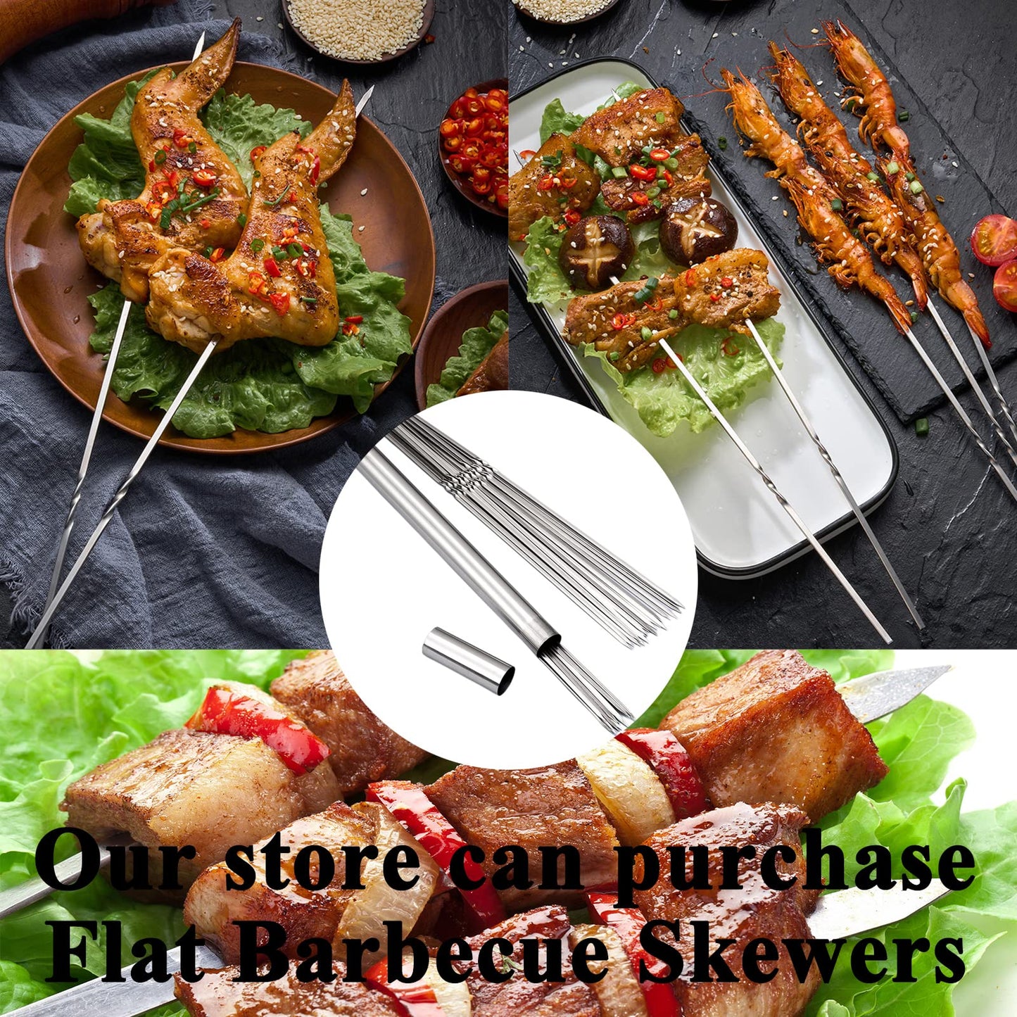 WILLBBQ Charcoal Grills Commercial Quality Portable Hibachi BBQ Lamb Skewer Detachable‌ Camping Barbecue Grill for Backyard Outdoor Cooking Use(31.6x7.1x5.1 inch)