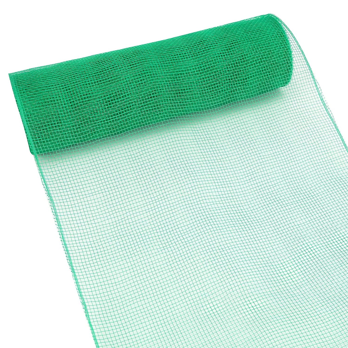 MEEDEE Emerald Green Deco Mesh 10 Inch Rolls Mesh Christmas Ribbon Green Mesh Ribbon for Christmas Tree, Garland, Staircase, Mailbox, Centerpiece, Making Wreath, Decorating and Crafts (30 Feet)