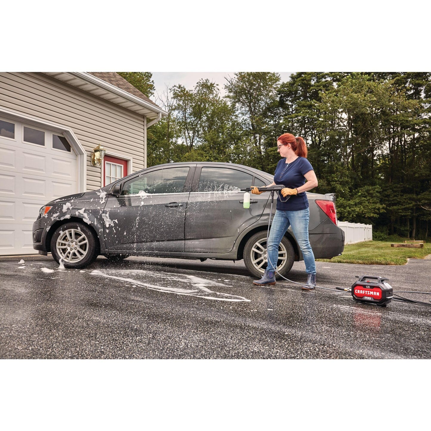 CRAFTSMAN Electric Pressure Washer, Cold Water, 1700-PSI, 1.2-GPM, Corded (CMEPW1700)