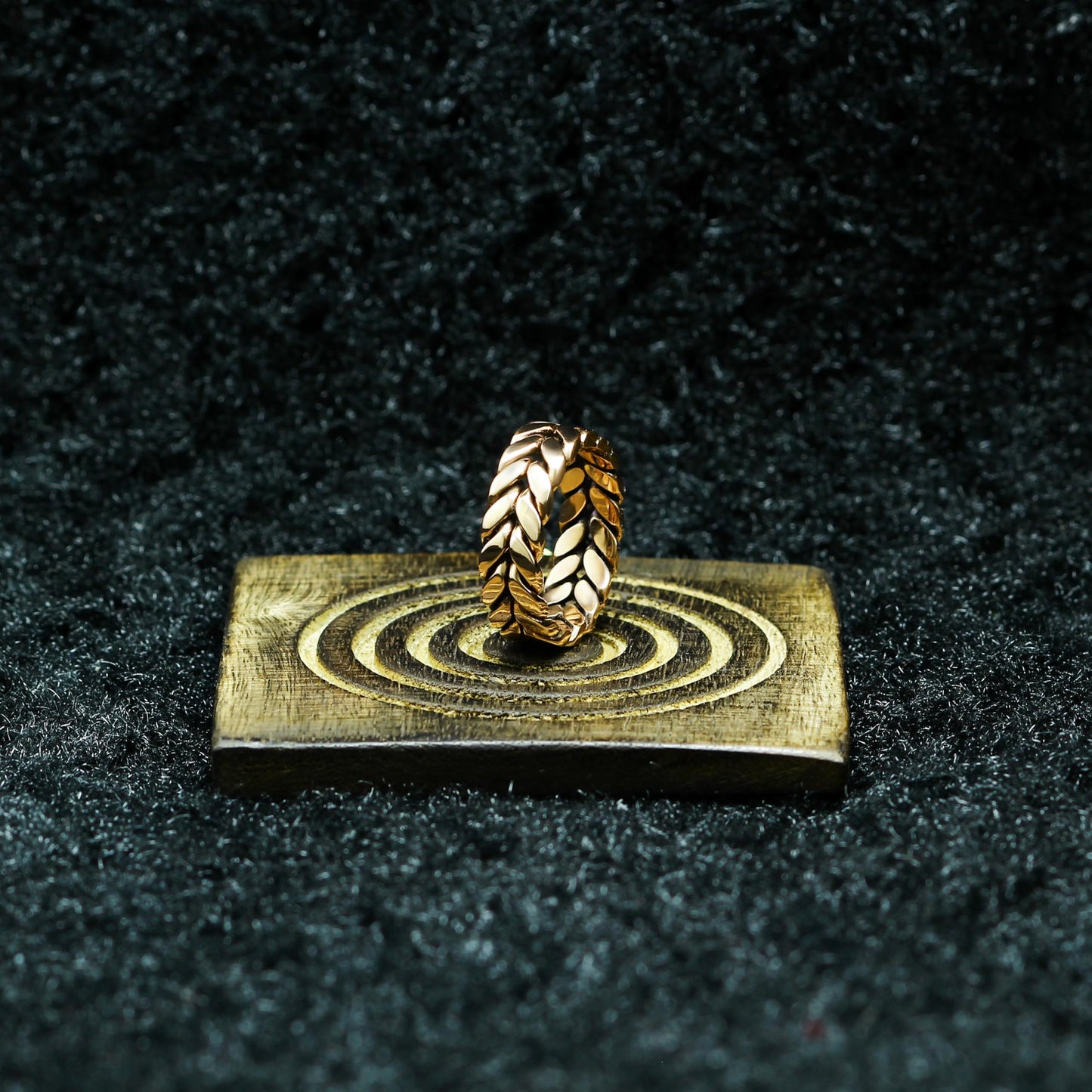 Krishnaa Jewels Pure Copper Braided Twist Eternity HandCrafted Ring Gift Jewelry for Men and Women (6.5)