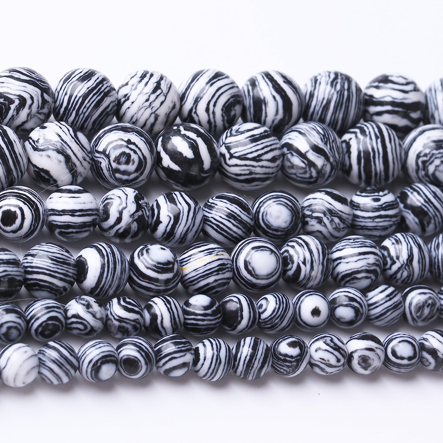 48PCS 8MM Black Malachite Beads Stone Beads Energy Healing Beads for DIY Jewelry Bracelet Necklace Making for Jewelry Making15Inch