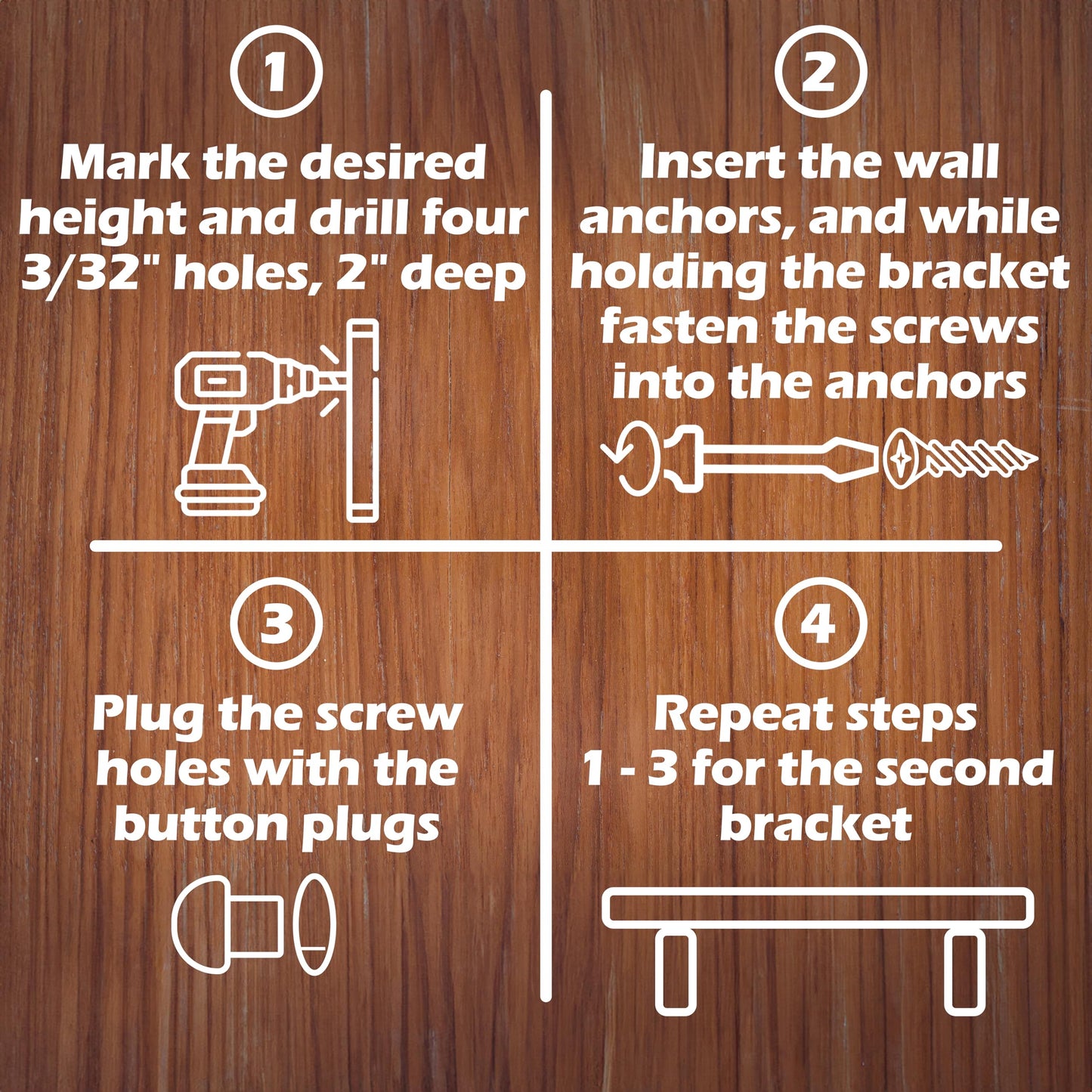 WADDELL Pine Bracket w/Backing Plate (1 Count, 6" x 4" x 1¼") | Unfinished Corbel Includes Mounting Hardware | DIY Home Decor Shelves, Countertops, Fireplace Mantels | Supports up to 5 Lbs. Each