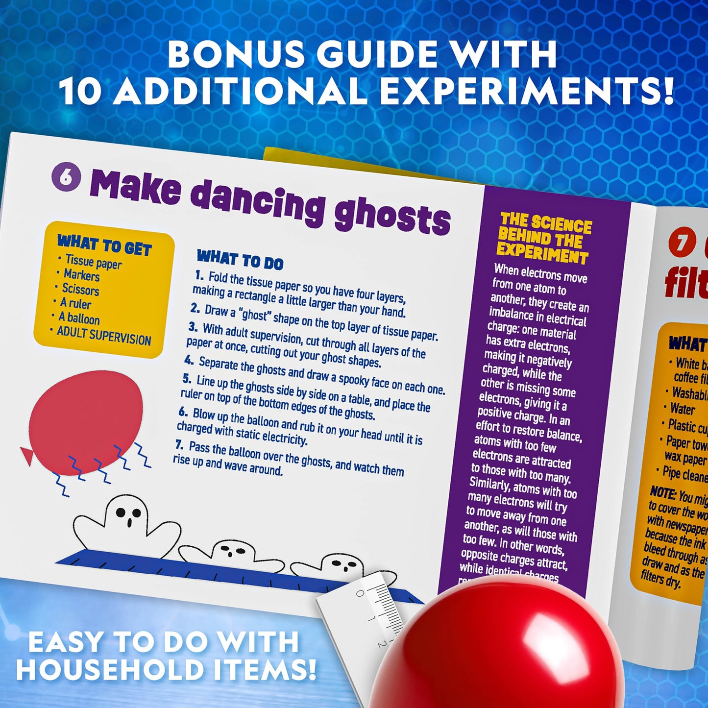 National Geographic Incredibly Gross Science Kit – 16 Disgusting Experiments with Bonus Guide, Yucky Slime Chemistry Set, Learning Toy, STEM Project for Boys and Girls, Birthday Gifts for Kids 8-12
