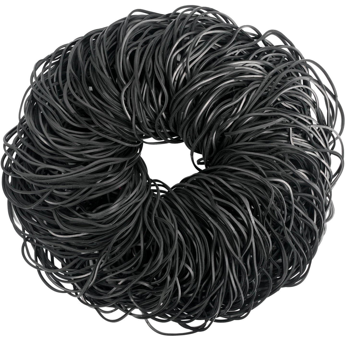 Rubber Bands for Balloon Arches 300pcs Black 4.8inch large heavy duty Stretchy Elastic Bands for Office Supplies Home Party Wedding Birthday Trash Cans File Folders