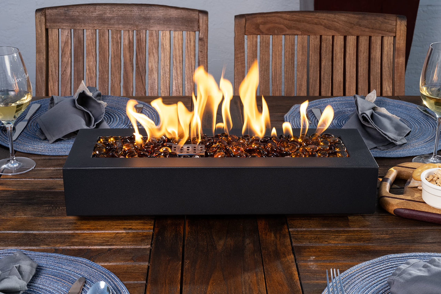 Bond Manufacturing 50857N Lara TableFire Firebowl, Black
