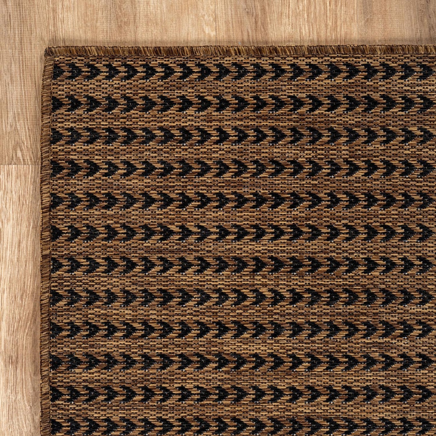 Washable Outdoor Rug 6x9 Modern Area Rugs Outdoor Carpets Striped Pattern Non Shedding Waterproof Easy Clean Patio Deck Porch Living Room Bedroom Garden RV (6 X 9 Gold)