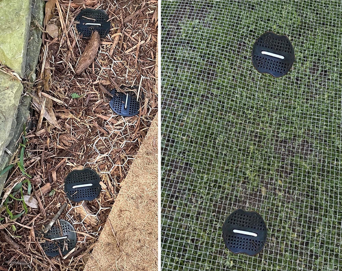 6 Inch 50 PCS Galvanized Landscape Staples with 50 PCS Gasket,Landscape Fabric Pins Stakes Lawn Ground Cover Graden Staples Spikes Weed Barrier Stakes