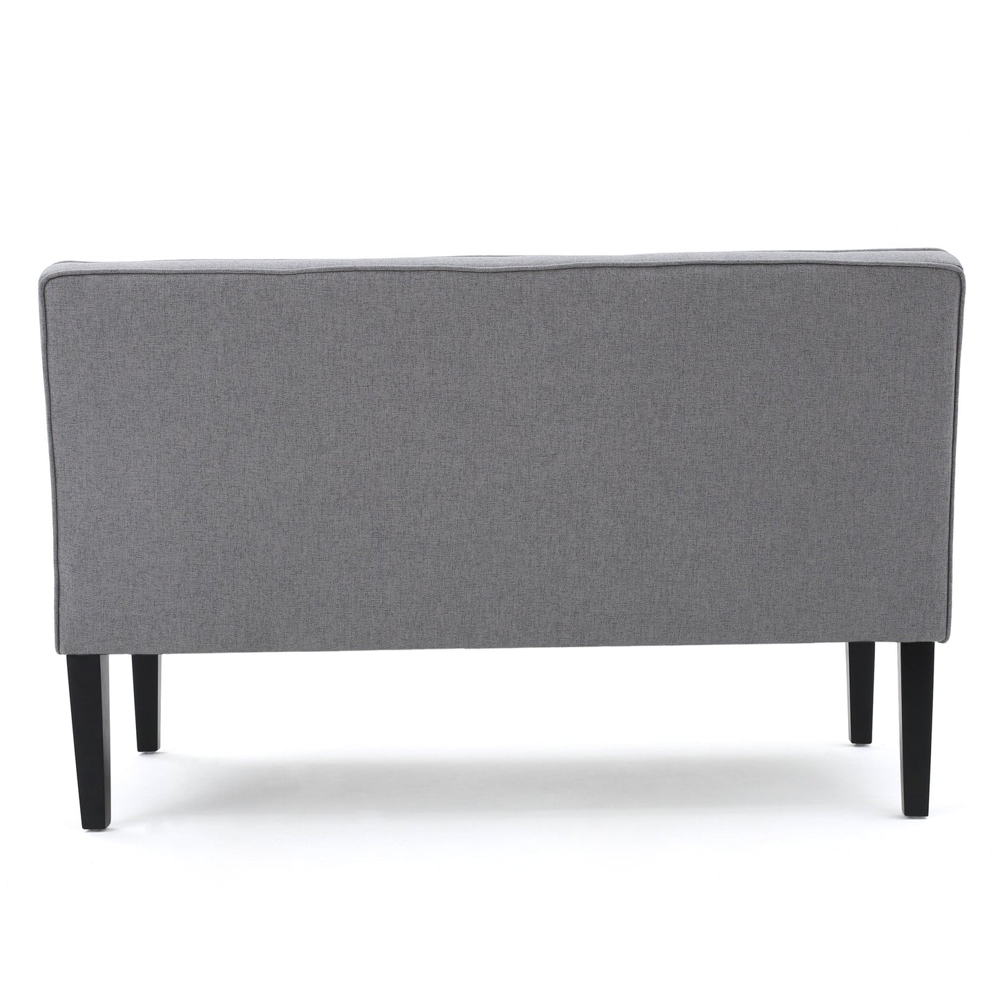 Christopher Knight Home Dejon Modern Fabric Loveseat, Gray / Matte Black Dimensions: 30.00”D x 50.00”W x 32.20”H