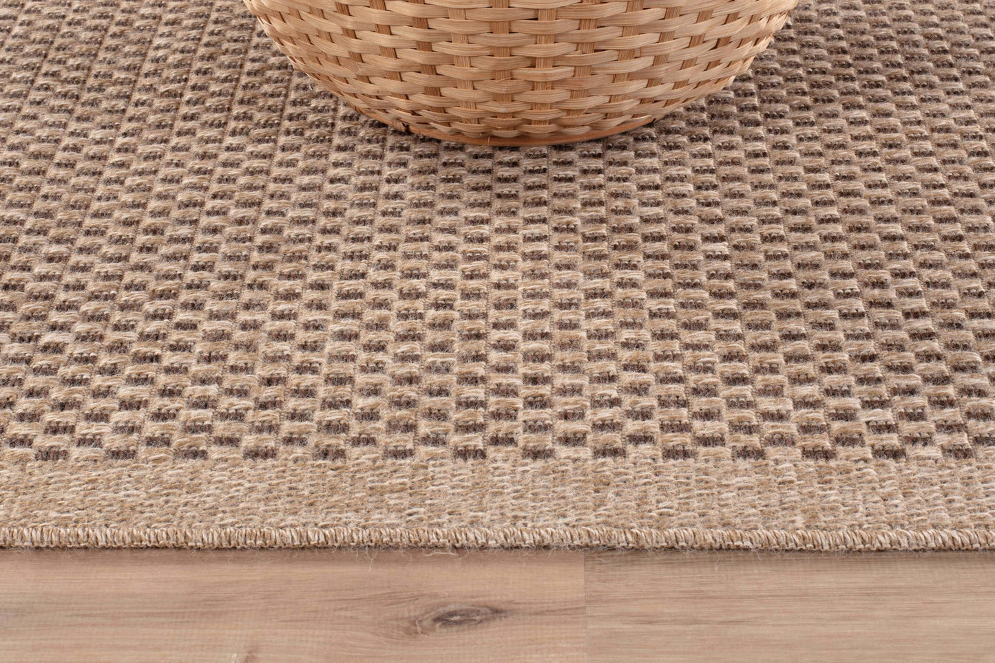 CAMILSON Easy Jute Rug 8x10, Indoor Outdoor Natural Color Fiber Area Rugs for Living Room Patio and Kitchen Rug, Sisal Boho Woven Design, Easy-Cleaning, Washable Outside Carpet Alfombras (8 x 10)